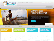Tablet Screenshot of fathersblessing.com